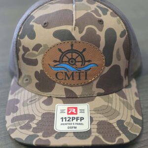 CMTI Camo Hat w/Leather Patch